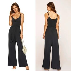 NWT! HEARTLOOM Edel Stretch Jersey Knit Wide Leg Jumpsuit